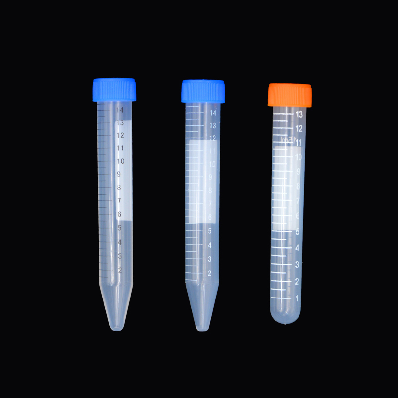 離心管15ml，羅口蓋，印刷刻度，尖底